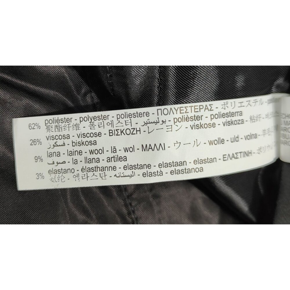 Zara Women's Black Pinstripe Dress Pants Size M - Picture 5 of 5